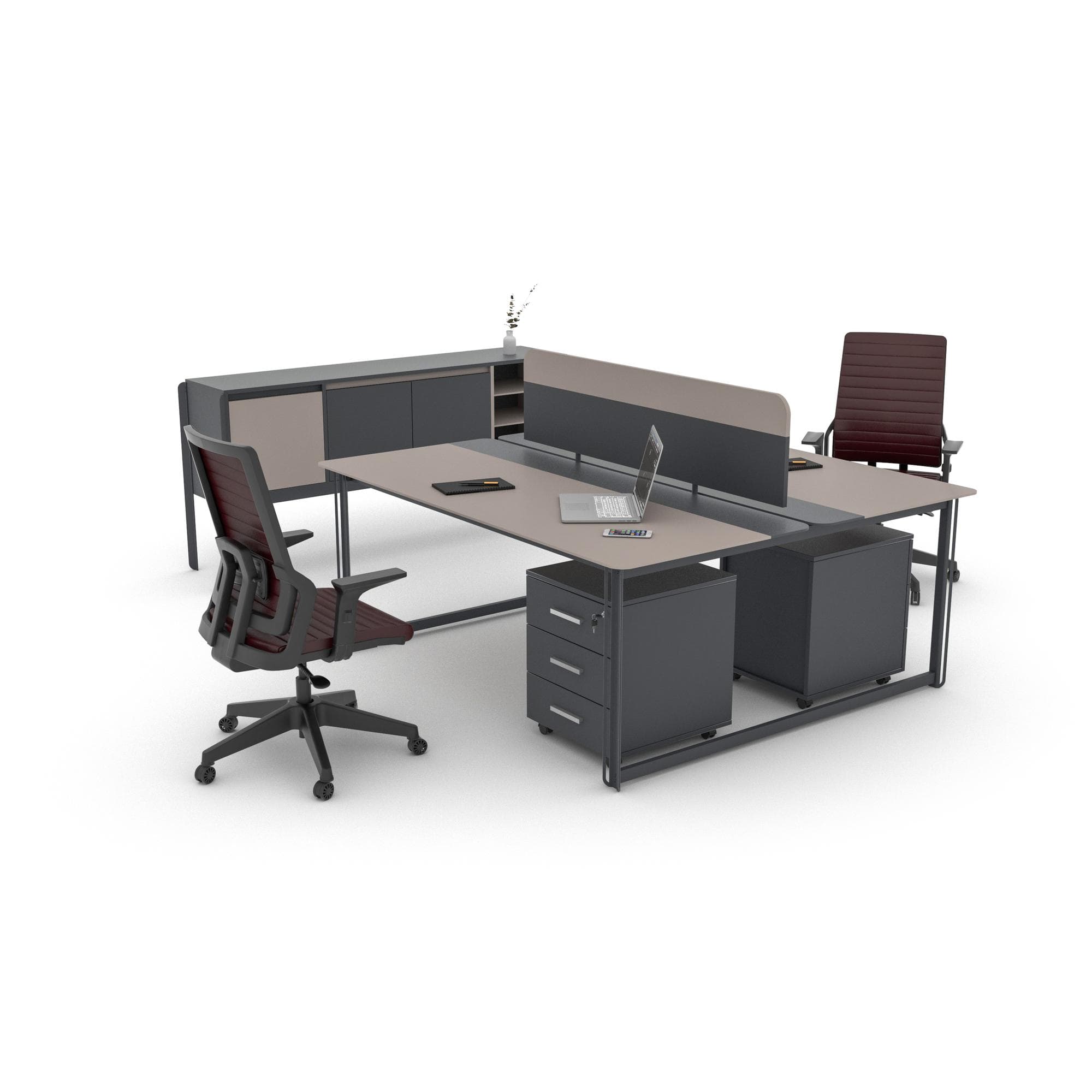 Zelve 2'li Workstation Serisi