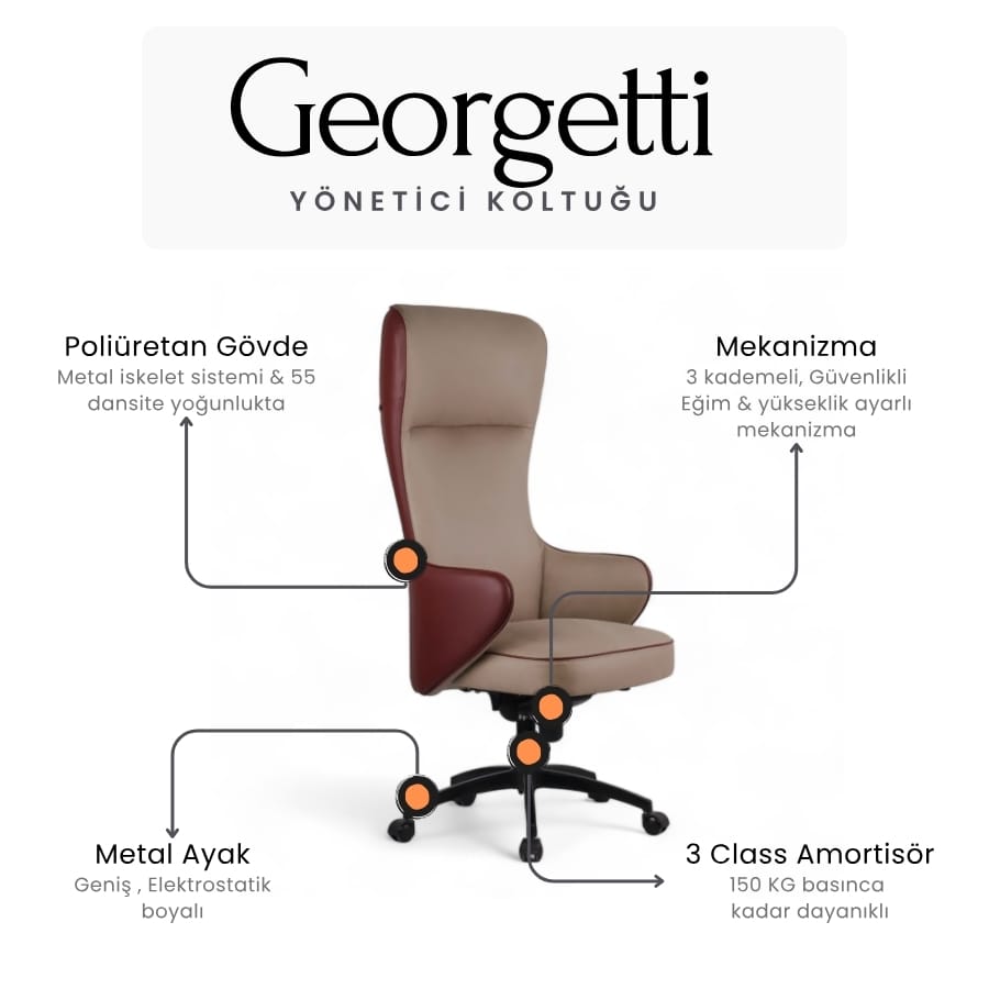 Georgetti yönetici koltuğu 6