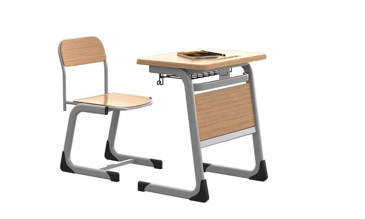 Leman Önü Kapalı Tekli Okul Sırası