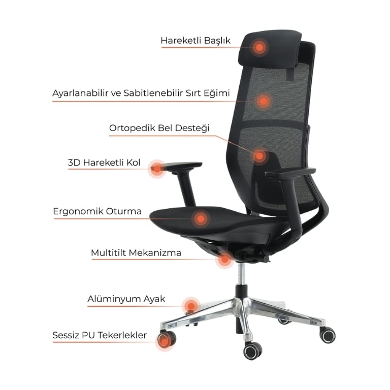 pescaro fileli yönetici koltuğu 5