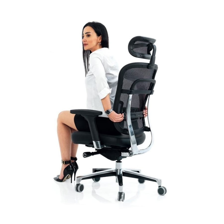 aura black fileli yönetici koltuğu 4