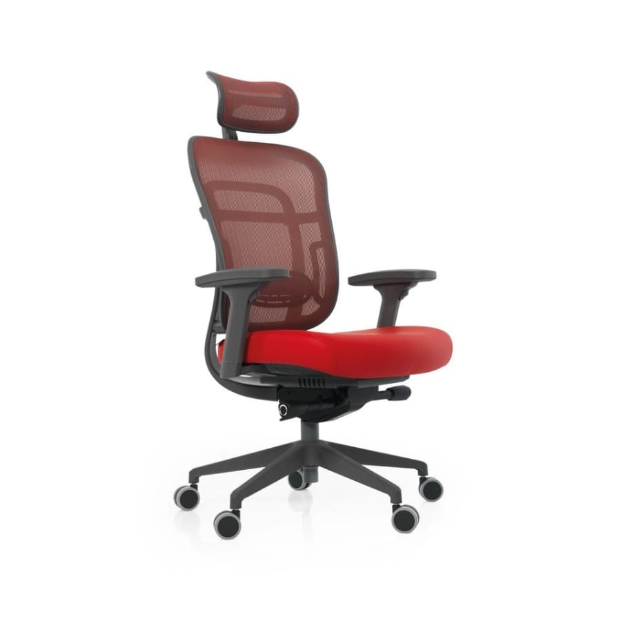 aura grey fileli yönetici koltuğu 3