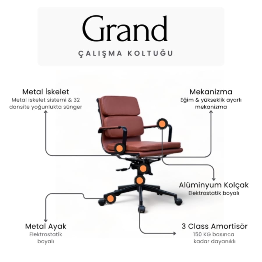 grand çalışma ve toplantı koltuğu 6