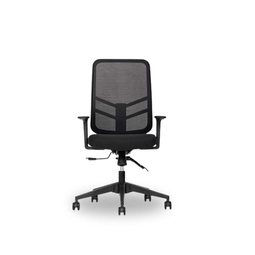 Leto Siyah Fileli Çalışma Ve Toplantı Koltuğu - 2