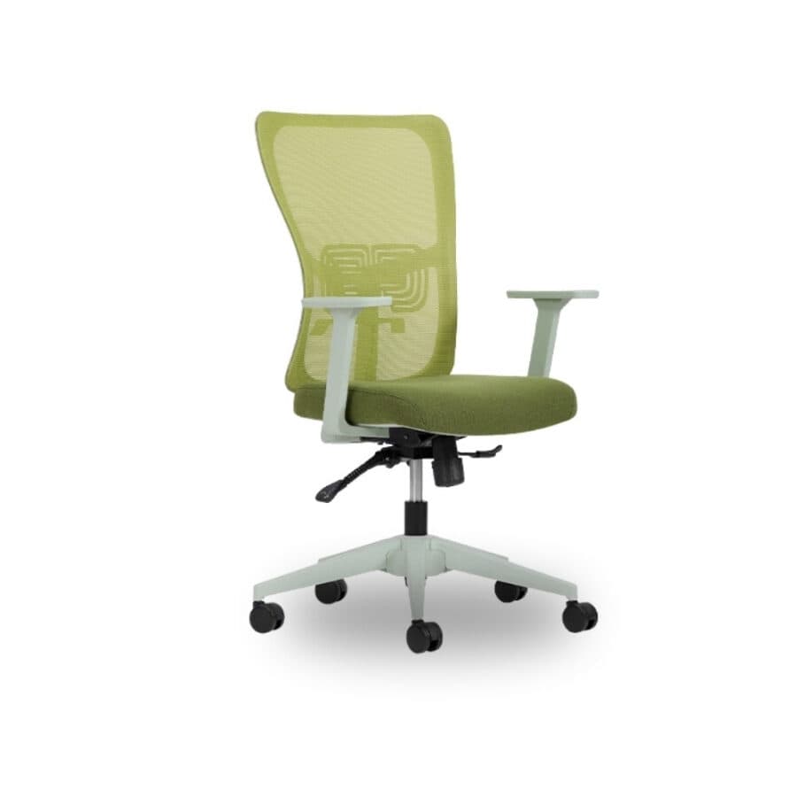 Lumbar Yeşil Fileli Çalışma Ve Toplantı Koltuğu