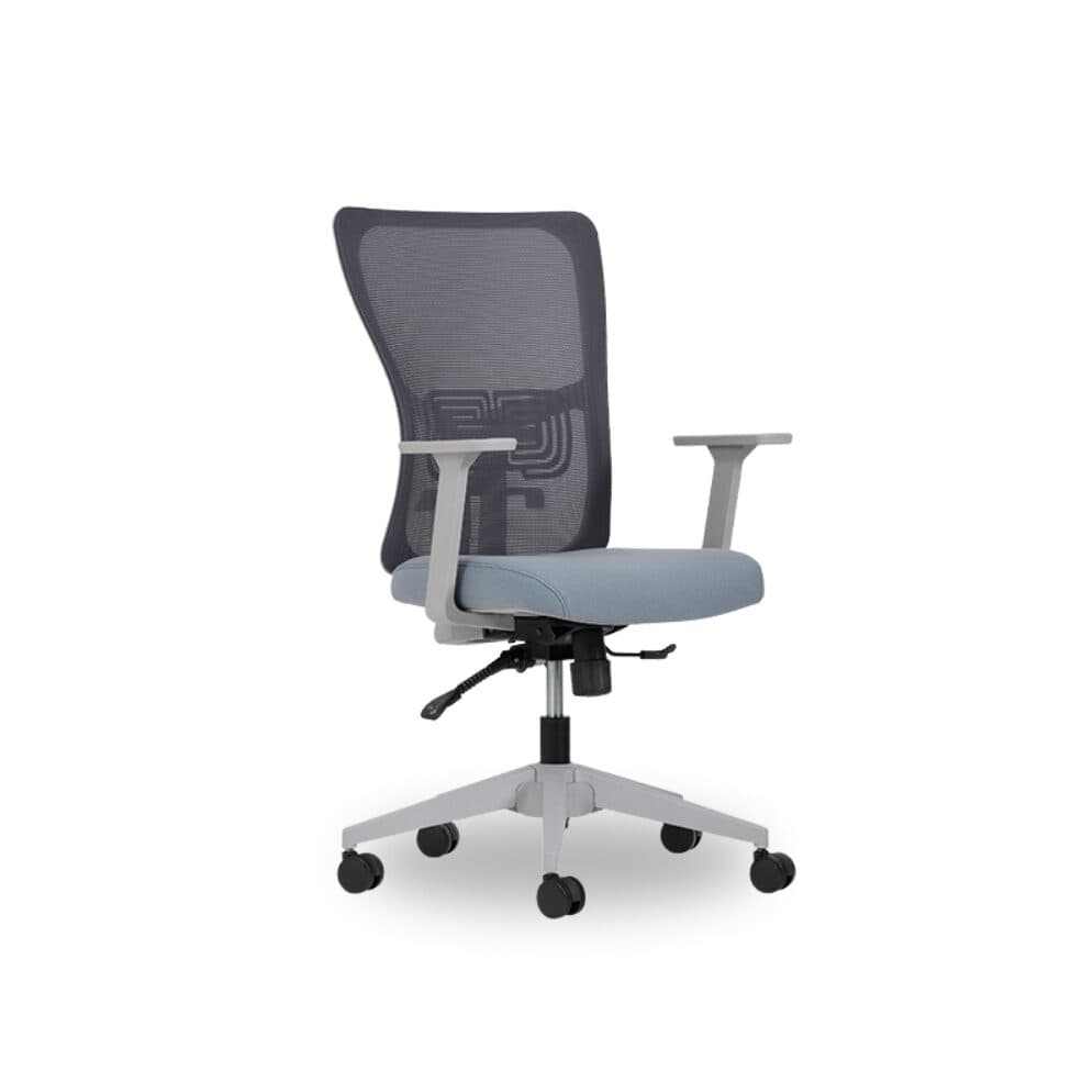 Lumbar Gri Fileli Çalışma Ve Toplantı Koltuğu