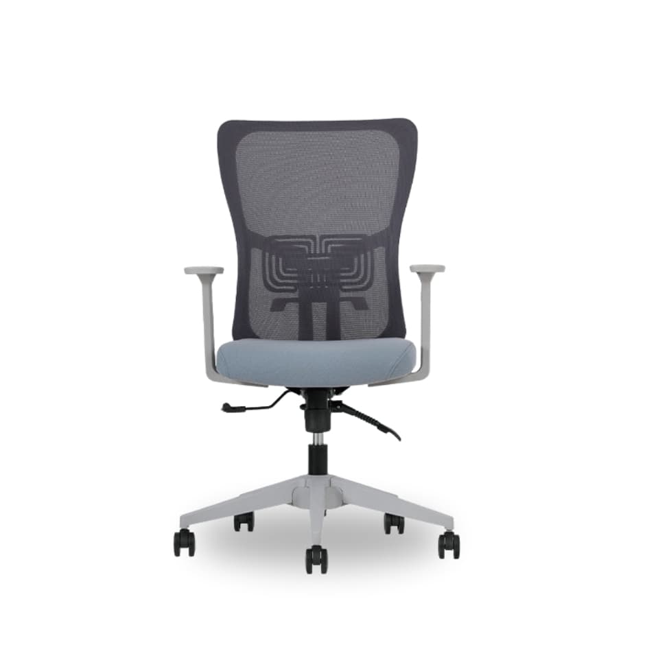 Lumbar Gri Fileli Çalışma Ve Toplantı Koltuğu - 2