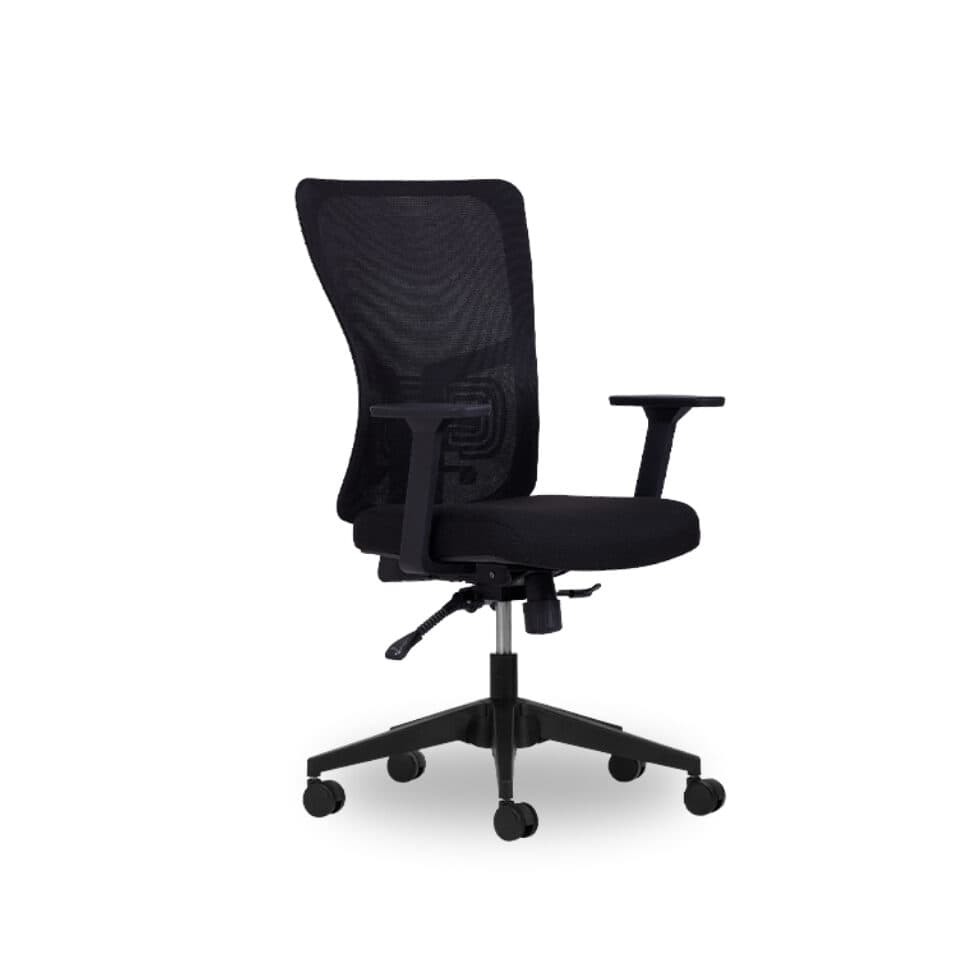 Lumbar Siyah Fileli Çalışma Ve Toplantı Koltuğu