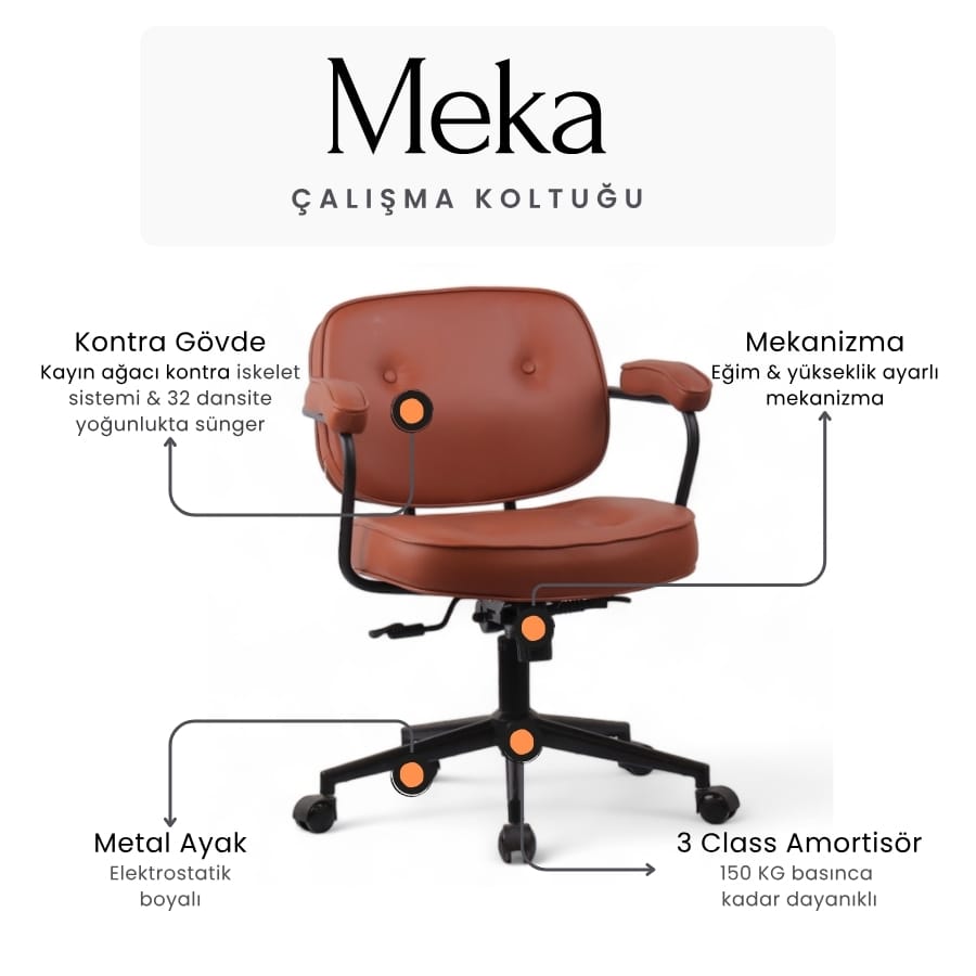 meka çalışma ve toplantı koltuğu 6