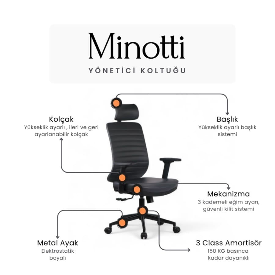 minotti yönetici koltuğu 8