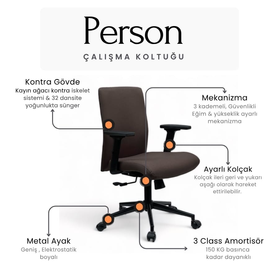 person çalışma ve toplantı koltuğu 7